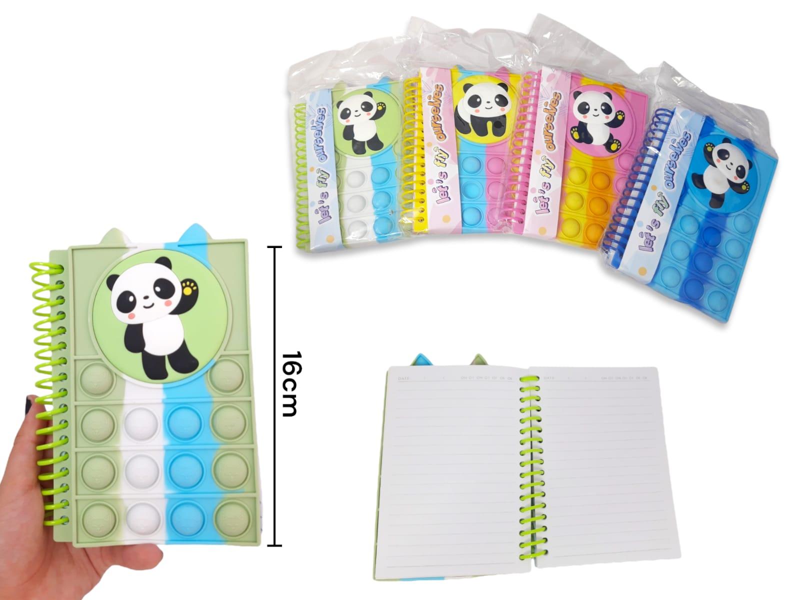 Cuaderno Pop-it Panda Colores
